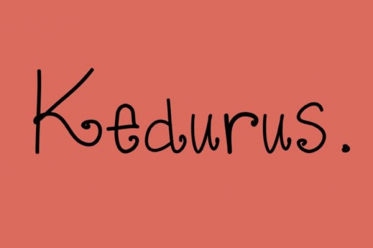 Kedurus Font Download