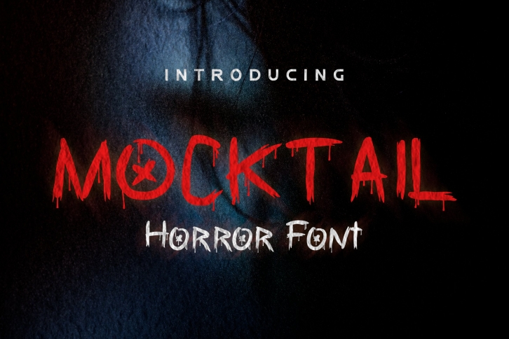 Mocktail - Horror Font Font Download