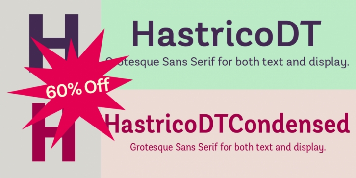 HastricoDT Condensed Font Download