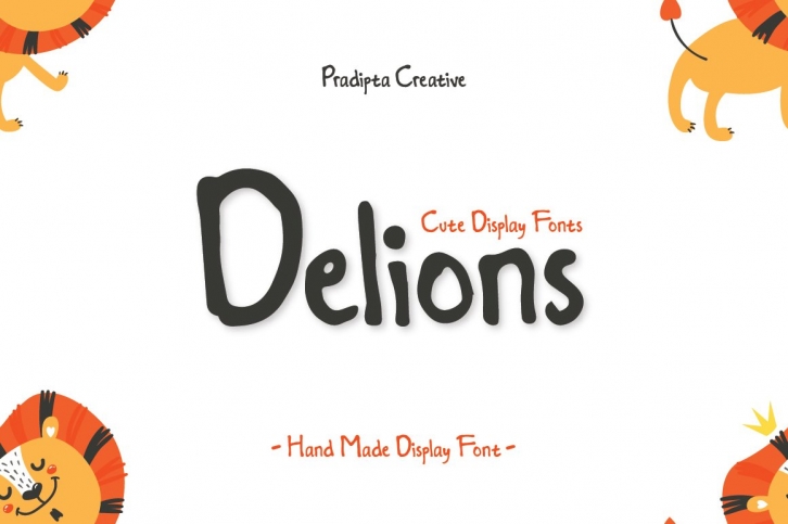 Delions - Cute Display Fonts Font Download