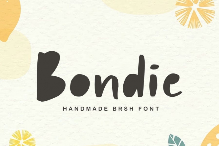 Bondie | A Playfull Font Font Download