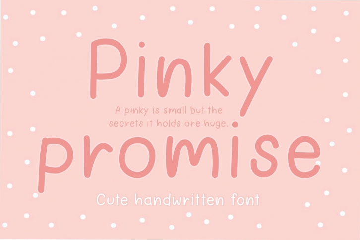 Pinky Promise Font Download