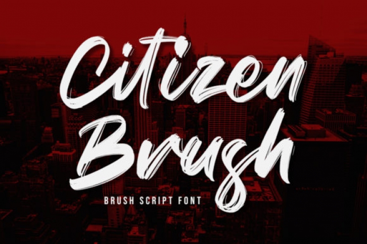 Citizen Brush Font Download