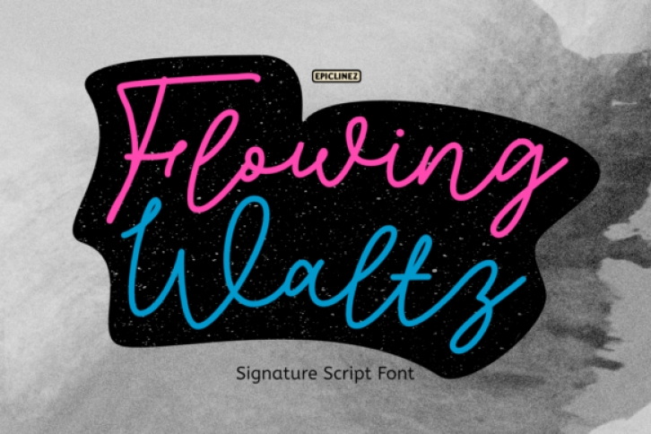 Flowing Waltz Font Download