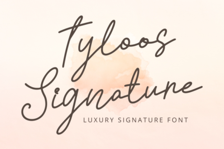 Tyloos Signature Font Download