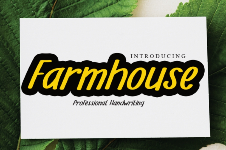 Farmhouse Font Download