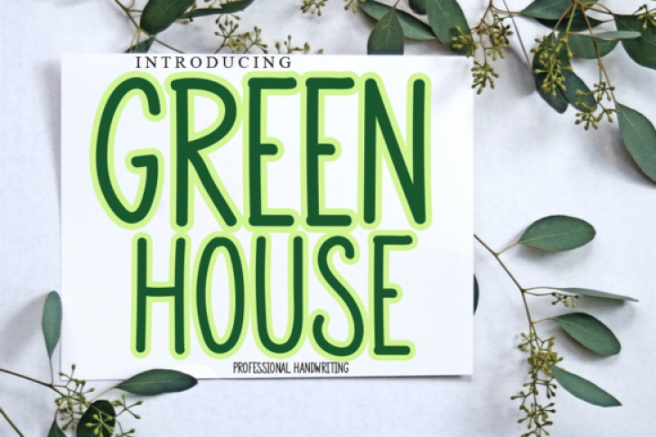 Green House Font Download