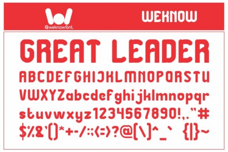 Great Leader Font Download