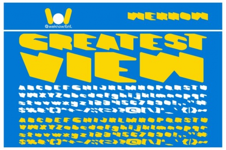 Greatest View Font Download