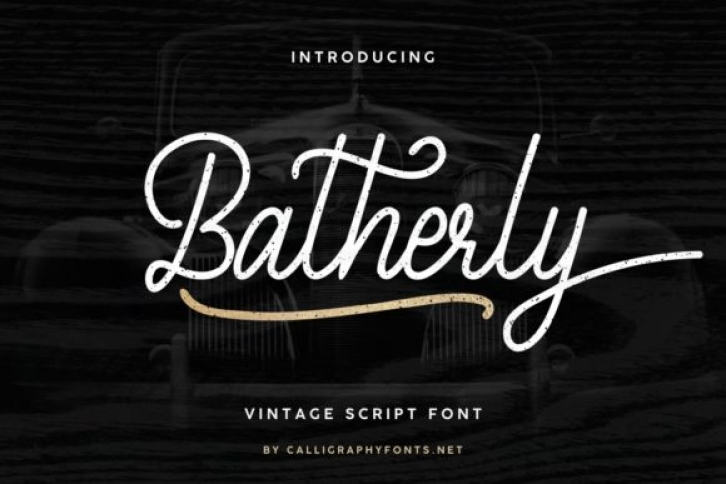 Batherly Font Download