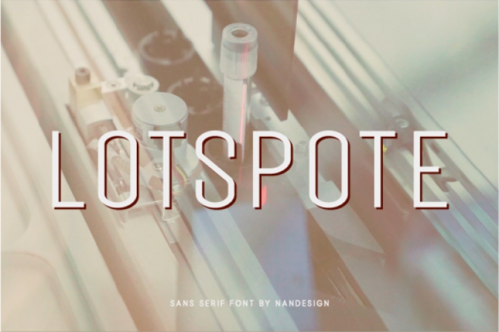 Lotspote Font Download