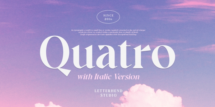 Quatro Font Download