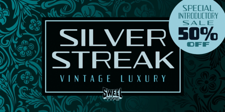 Silver Streak Font Download