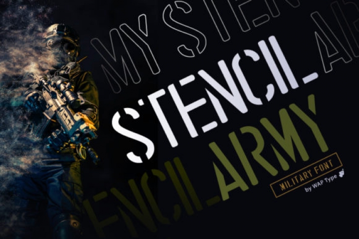 Stencil Army Font Download