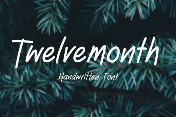 Twelve Month Font Download