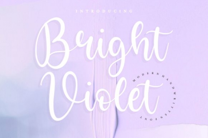 Bright Violet Font Download