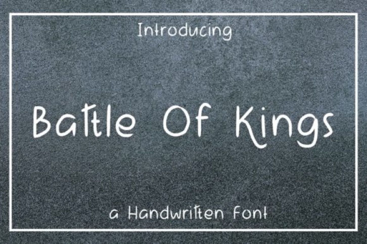 Battle of Kings Font Download