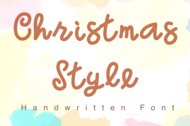 Christmas Style Font Download