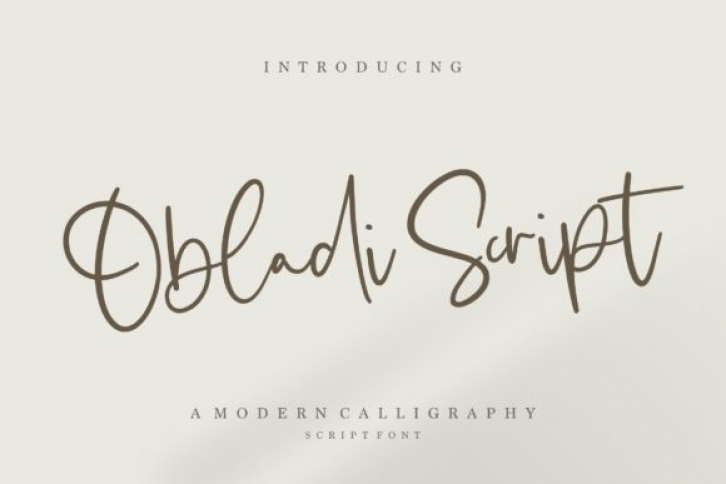 Obladi Script Font Download