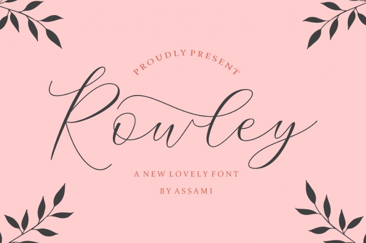 Rowley Script - Lovely Font Font Download