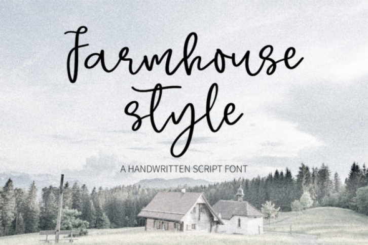 Farmhouse Style Font Download