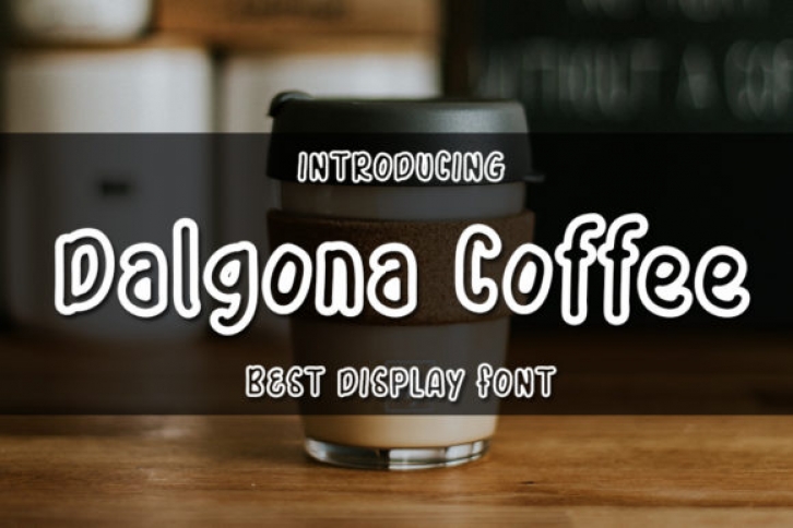 Dalgona Coffee Font Download
