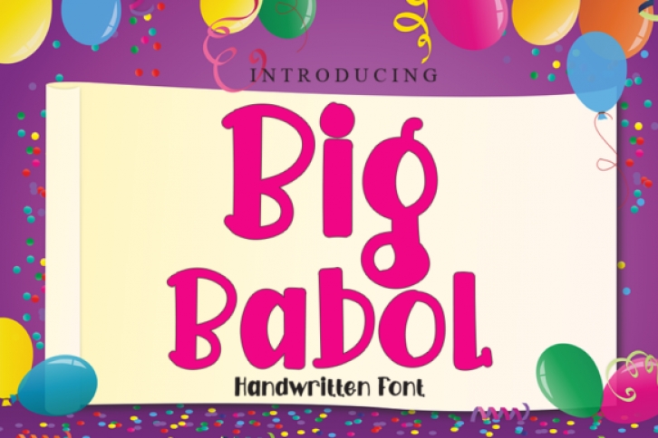 Big Babol Font Download