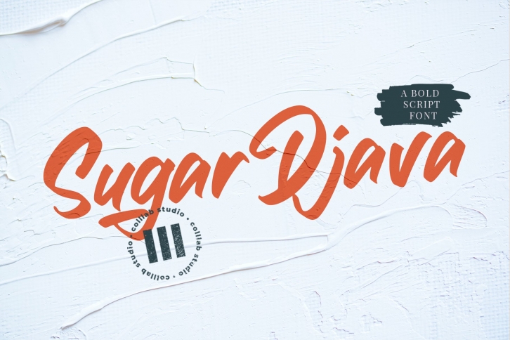Sugar Djava - A Bold Script Font Font Download