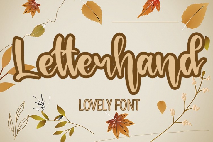 Letterhand Lovely Handwritten Font Font Download