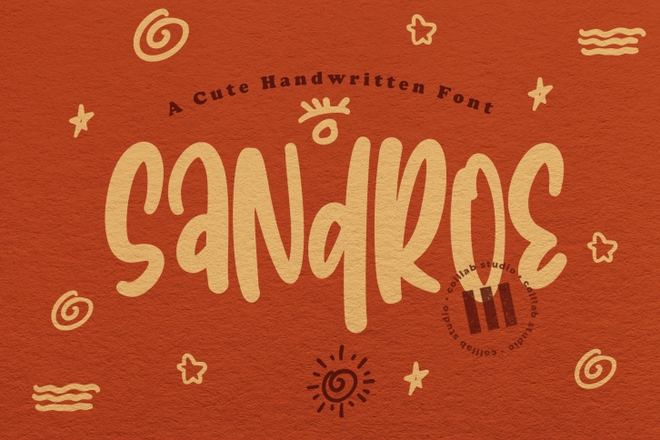 Sandroe - A Cute Handwritten Font Font Download