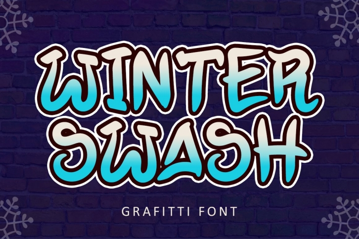 Winter Swash - Grafitti Font Font Download