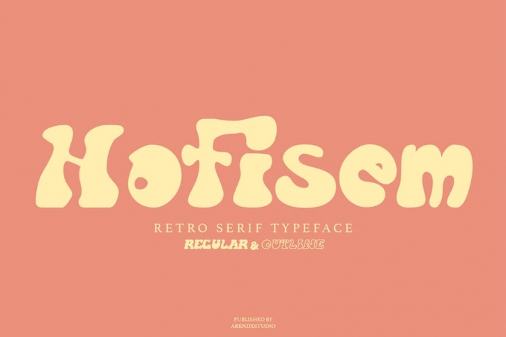 Hofisem Retro Serif Typeface Font Download