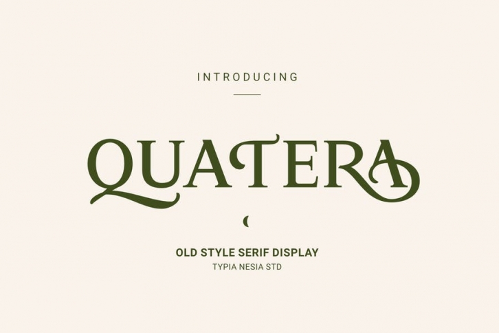 Quatera Display Serif Font Download