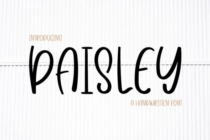 Paisley Font Download