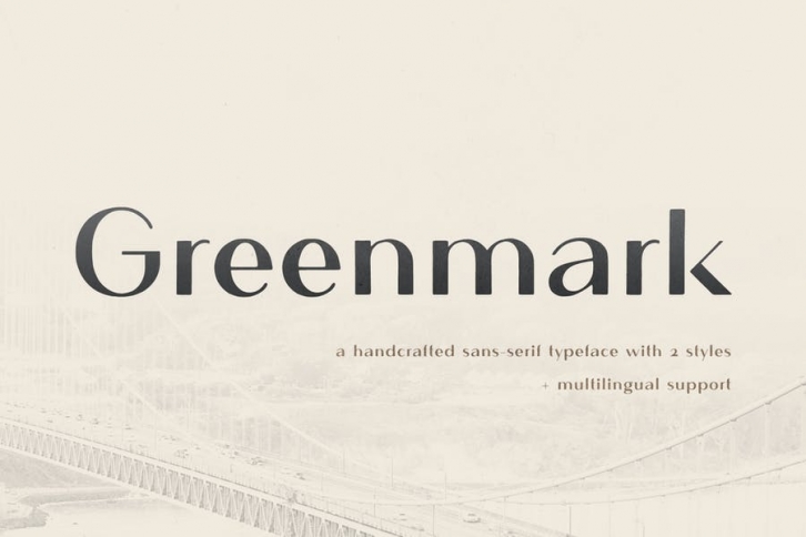Greenmark - Handcrafted Sans Serif Font Download