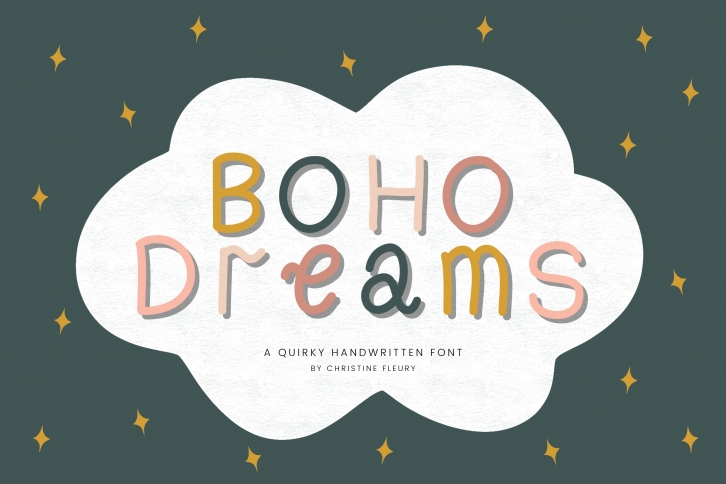 Boho Dreams - A quirky handwritten font Font Download
