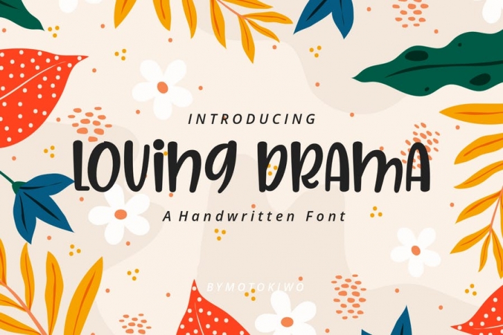 Loving Drama - Playful Font Font Download