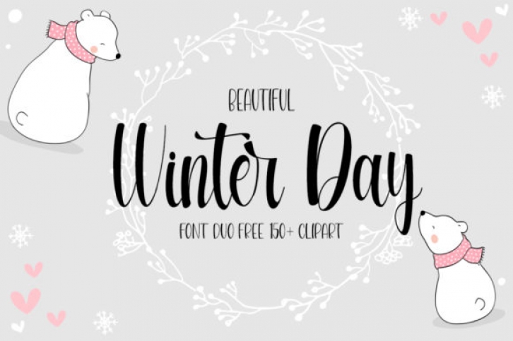Beautiful Winter Day Font Download