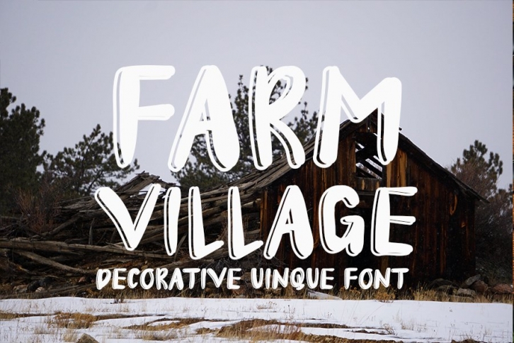 Farm Village Font Download