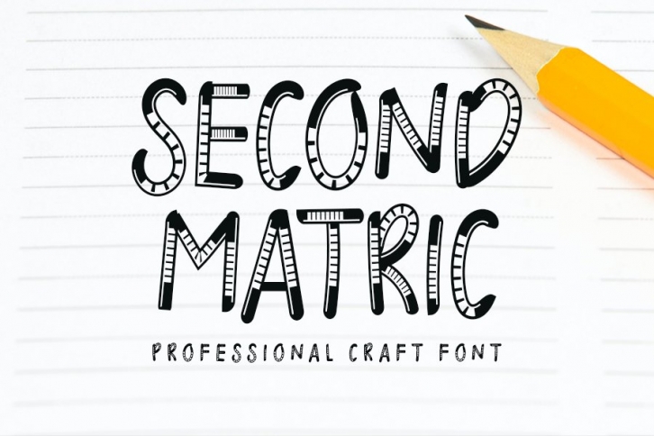 Second Matric Font Download