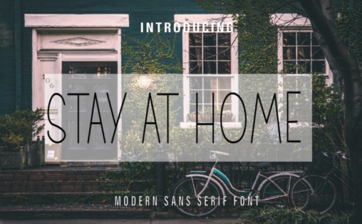 Stay at Home Font Download