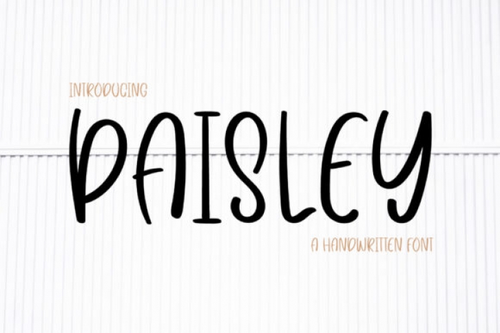 Paisley Font Download