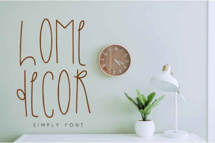 Home Decor Font Download