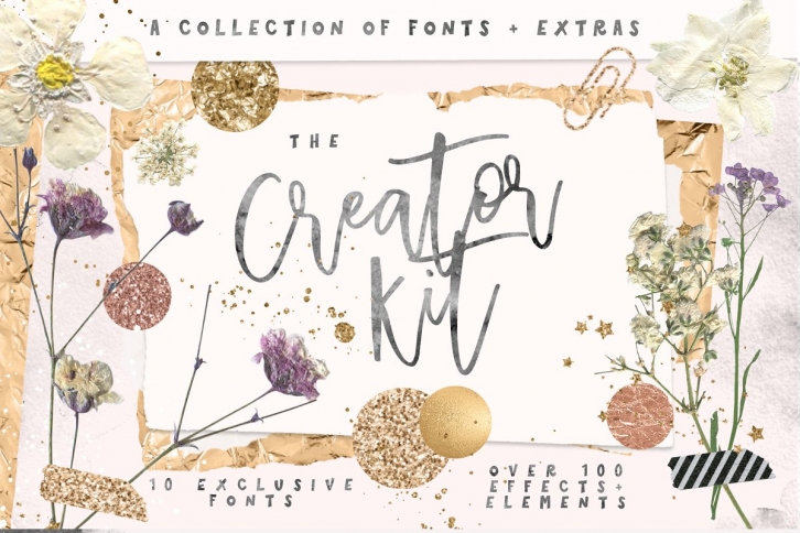 THE CREATOR KIT  FONT BUNDLE Font Download
