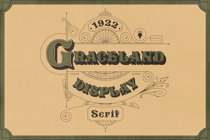 Graceland Vintage Display Font Download