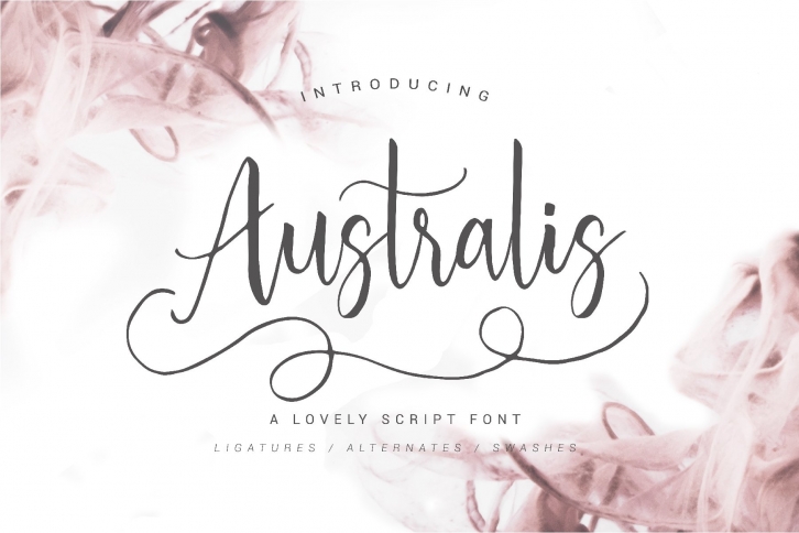Australis - handwritten font Font Download