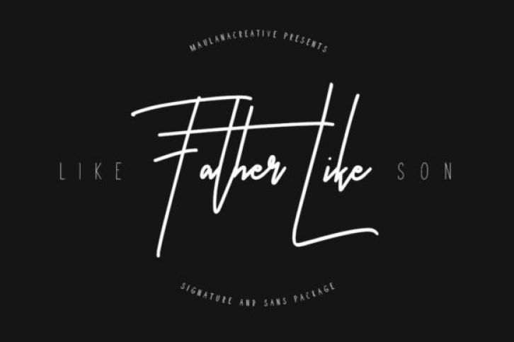 Like Father Like Son Font Download