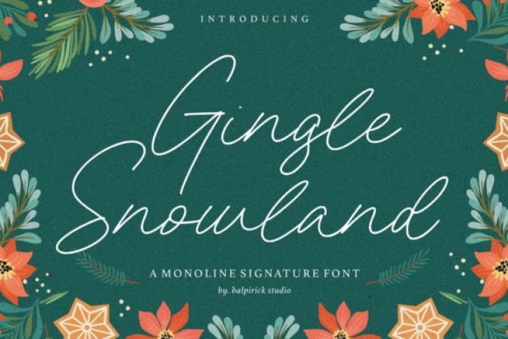 Gingle Snowland Font Download