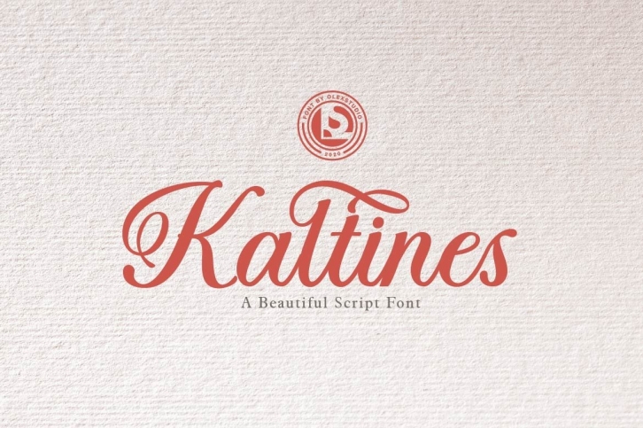 KALTINES - Script Font Font Download