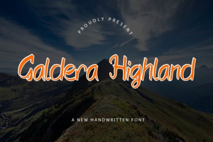 Galdera Highland Font Download